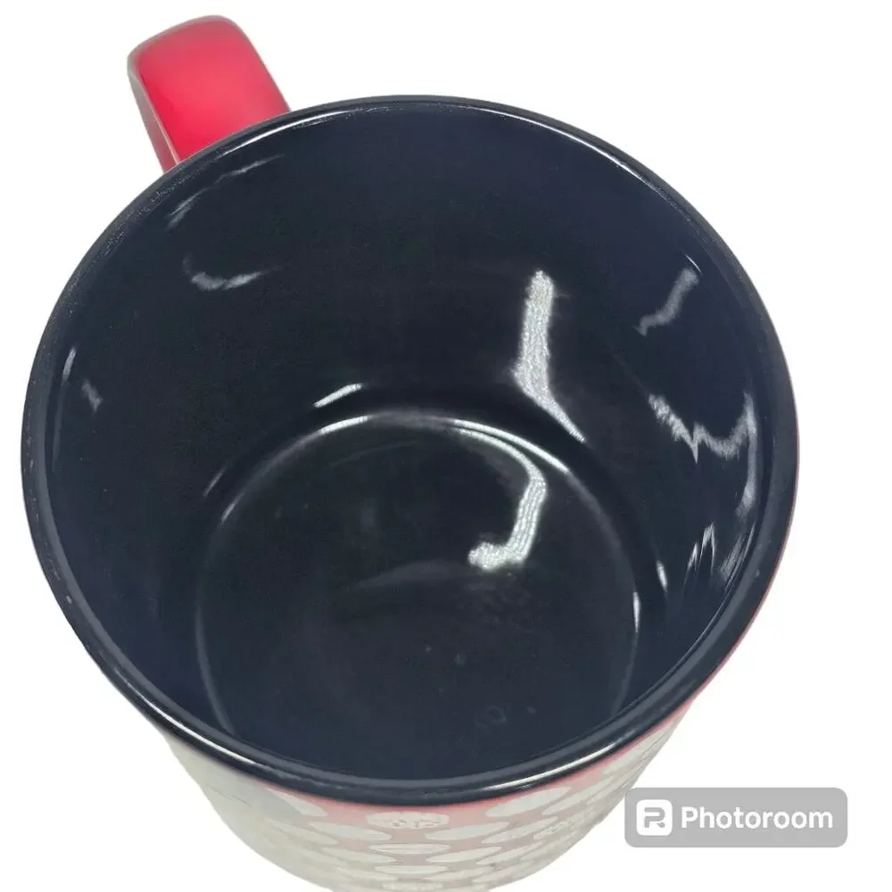 Disney Minnie Mouse Red White Polka Dots 20 Ounce Coffee Mug